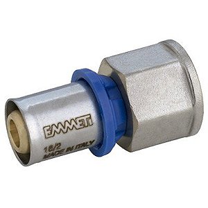 Conector Femea Prensar 20Mm X 3/4 Água, Emmeti