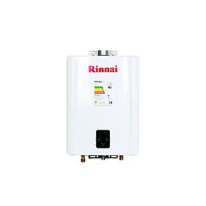 Aquecedor de Agua a Gás Eletrônico 17L E17 Rinnai GLP Branco