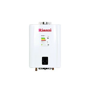 Aquecedor de Agua a Gás Eletrônico 17L E171 Rinnai GLP Branc