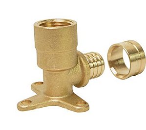 Cotovelo Base Fixa Longo 3 Abas 25X3/4" Pex, Emmeti