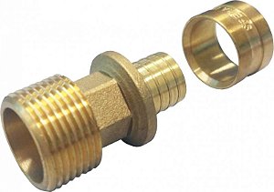 Conector Fixo Macho Longa 25Mmx3/4" Pex, Emmeti