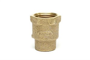 Conector Latão Femea Bronze Ramo B 35 RF 1.1/4" Com Anel De