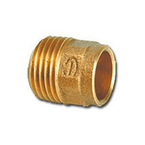 Conector Latão Macho NPT Bronze Ramo B 28 RM 1"
