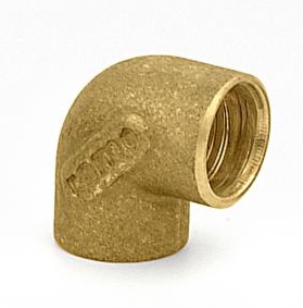 Cotovelo Ponta Latão Bronze Ramo B 3/4"NPT P 28