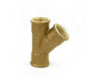 Junção Latão Bronze Ramo RF 1" RF 1"