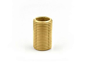 Niple Liso Latão 40 mm Bronze Ramo RM 1/2" RM 1/2"