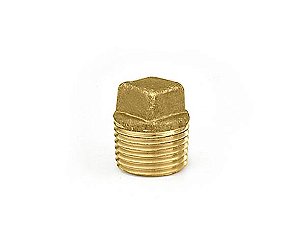 Tampão Latão Bronze Ramo RM 1/2" RM 1/2"