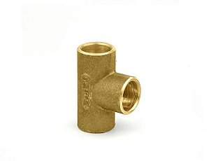 Tee Latão Bronze Ramo B 42 B 42