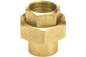 União Latão Cônica S/ borracha Ramo RF 1" RF 1"