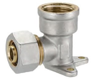 Cotovelo Femea Com Flange Agua Eco 20X1/2" Água, Emmeti
