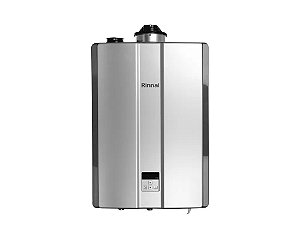 Aquecedor de Agua a Gás Eletrônico 40L C40 Rinnai GN Prata 2