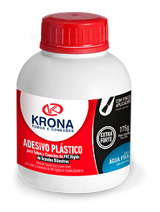 Adesivo Plástico Extraforte Para Pvc 175G C/ Pincel Aplicado Krona