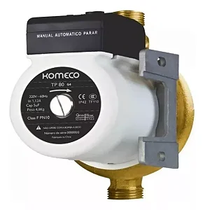 Pressurizador De Água Quente Tp80 G4 Bronze Komeco 127v