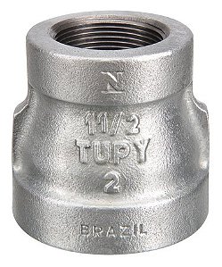 Luva Reducao 2.1/2X1.1/2 NPT Alta Pressao Tupy Preto