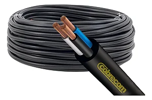 Cabo Pp 3X 1,00 Preto Flexível 500V Corfio Corfio