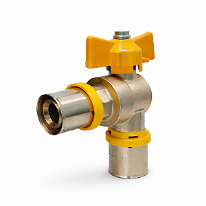 Valvula Esfera Gas Ang Prensar 20X20