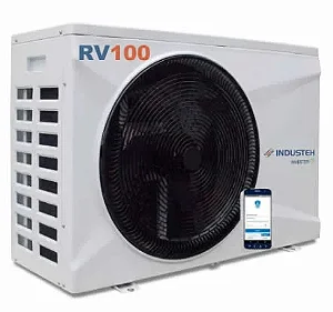 Aquecedor Piscina Bomba Calor Inverter Rv100 220V Industek