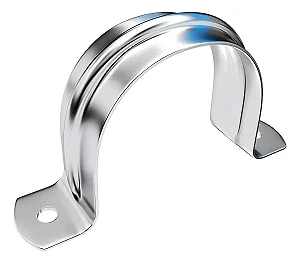 Abracadeira Perfil Aluminio 10Cm 100Mm (Para Tubo Rigido Por
