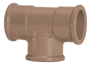 Tê de PVC 75mm