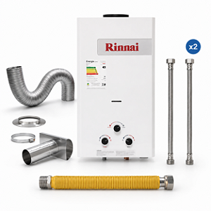 Aquecedor Rinnai M15S Gn – Kit Instalação Completa