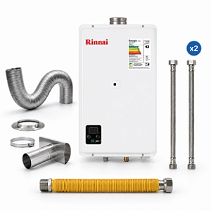 Aquecedor Rinnai E271 Glp – Kit Instalação Completa
