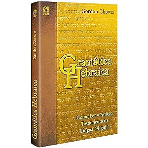 Livro -Gramática Hebraica-Gordon Chown