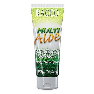 Creme Relaxante para Pernas Defatigant Multi Aloe Racco 120g – Alívio Imediato de Cansaço, Inchaço e Fadiga