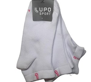 Kit c/3 Pares Meia Curta Adulto Lupo Sport