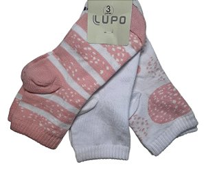 Kit Meia Lupo Feminina Socks c/3 pares