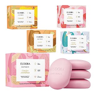 Sabonete Vegetal em Barra Perfumado Instance 4x80g