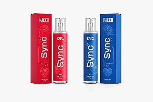 Deo Colônia Sync Racco 100ml Ele ou Ela Perfume Feminino e Masculino Original Racco