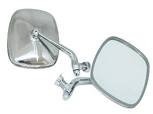 ESPELHO KOMBI 76 A 96 CROMADO CLIPPER INOX PAR