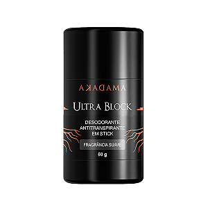 Desodorante Stick ULTRA BLOCK Fragrância Suave 50g - AKADAMA