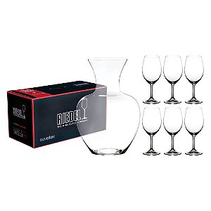 Conjunto Decanter NY 6 Taças 530ml Ouverture Magnum Riedel