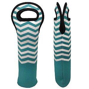 Porta Garrafa Termico Alça Neoprene 1 Garrafa Vinho Zigzag Boccati