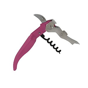 Abridor Saca-Rolhas Clickcut Rosa Importado Pulltex