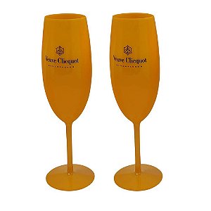 Kit 2 Taças Champanhe Espumante Veuve Clicquot 270 ml