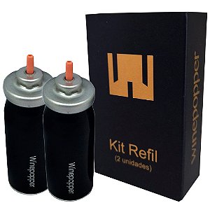 Kit 2 Refil a Gás Abridor de Vinho Saca-Rolhas Winepopper