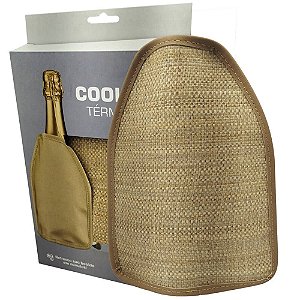 Cooler Térmico Bolsa Térmica Palha com Gel Vinho Espumante