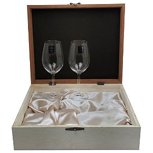 Caixa Travel Exclusive com 2 Taças para Vinho