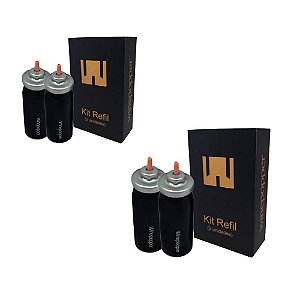 Kit 4 Refil a Gás Abridor de Vinho Saca-Rolhas Winepopper