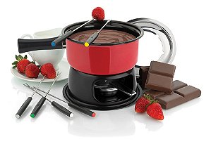 Conjunto para Fondue Forma Inox Firenze Vermelho - 12 peças