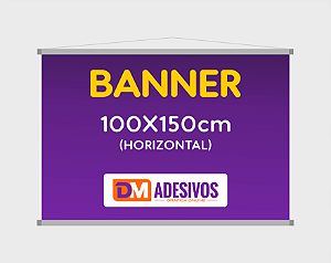 BANNER EM LONA 150X100CM (HORIZONTAL)