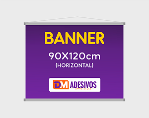 BANNER EM LONA 120X90 (HORIZONTAL)