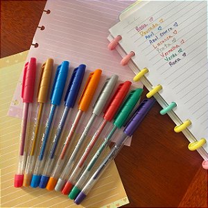 Caneta Gel Glitter BRW