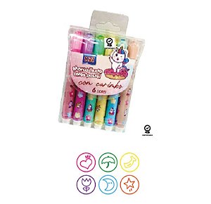 Mini Marca-Texto com Carimbo KAZ