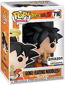 Funko Pop Dragon Ball Z Goku Eating Noodles Exclusivo Amazon Com Selo Na Caixa Pronta Entrega - #710