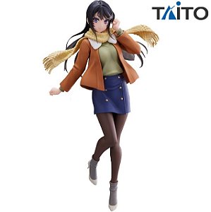 Seishun Buta Yarou wa Bunny Girl Senpai no Yume wo Minai - Sakurajima Mai - Coreful Figure - Fuyufuku Ver. - Taito - PRONTA ENTREGA
