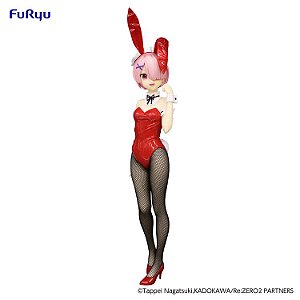 Re:Zero kara Hajimeru Isekai Seikatsu - Ram - BiCute Bunnies - Red Color ver. (FuRyu) - PRONTA ENTREGA