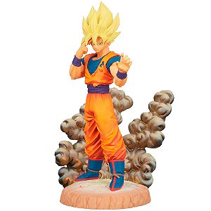 Banpresto - Estatueta DBZ - Son Goku Super Saiyajin Super Master